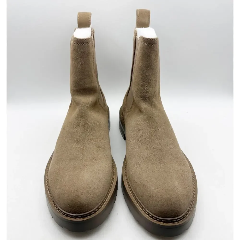 Saint Morta Men's Chunky Chelsea Boots Size 9 EU 43 Mocha Brown NIB